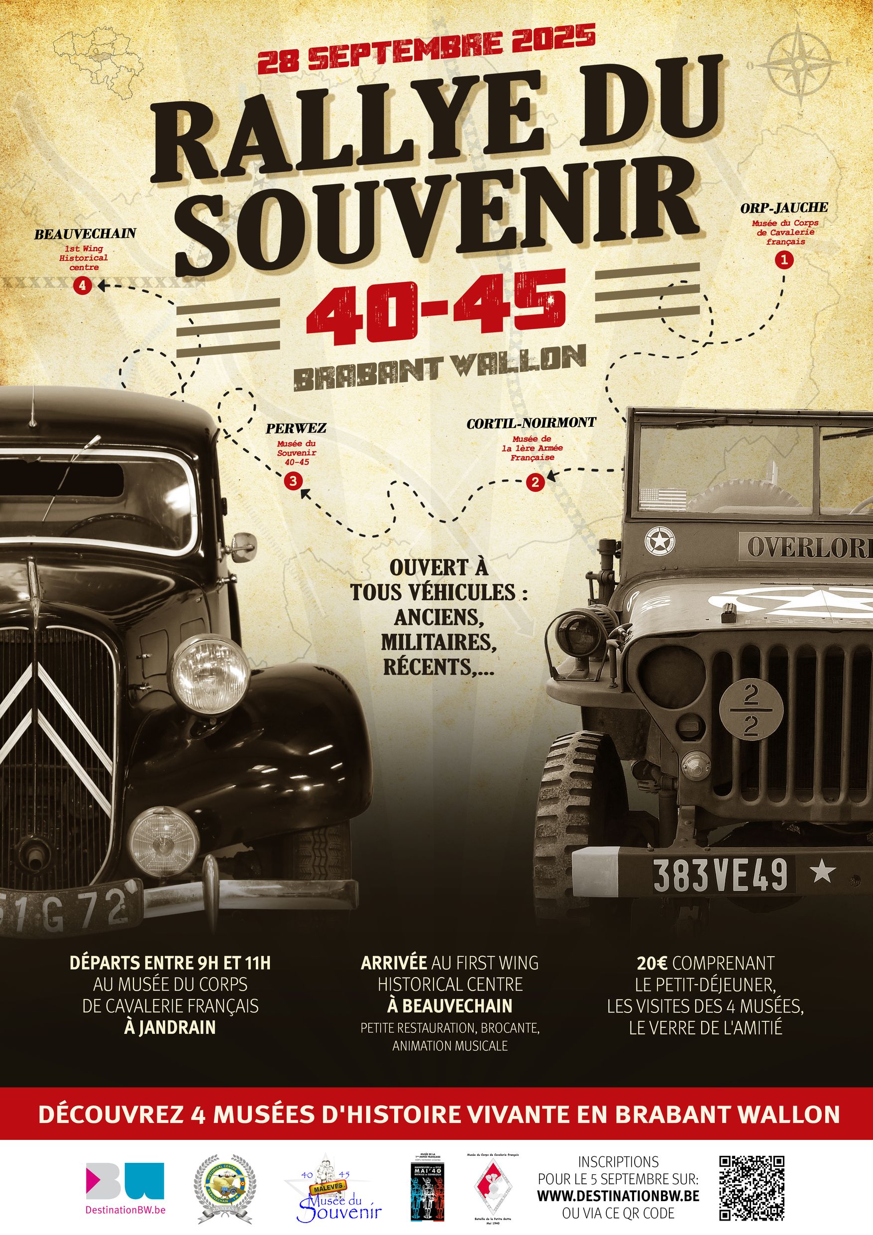 AFFICHE Rallye du Souvenir 40 45 mars 2025 V2 Web